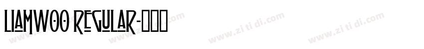 LiamW00 Regular字体转换